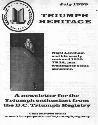 July 1999 Newsletter